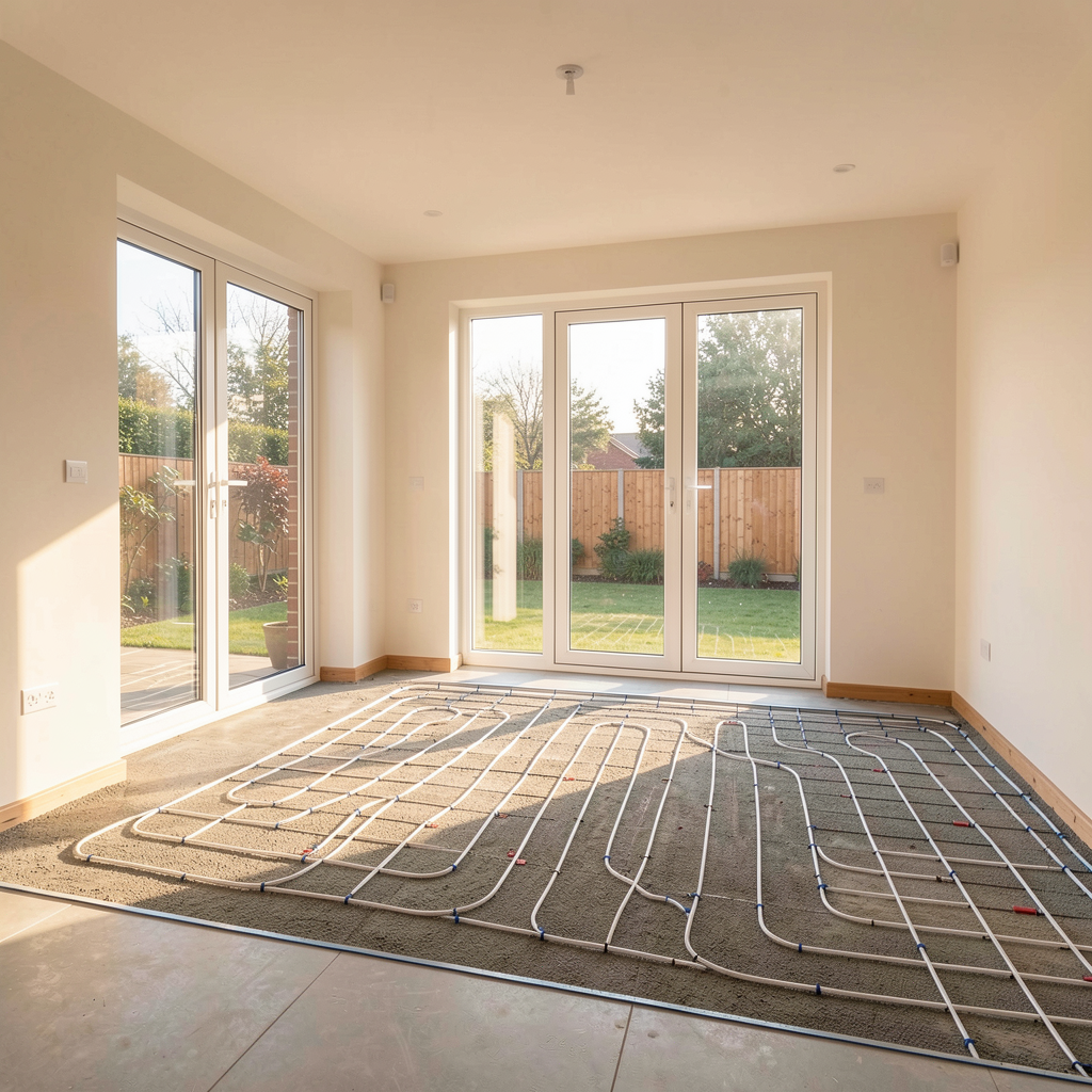 Residential floor screeding preparation